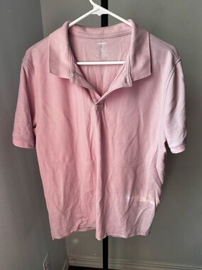 Sonoma large pink polo shirt